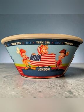 2012 Kelloggs Olympic Team USA Cereal Bowl London Collectable Tony The Tiger